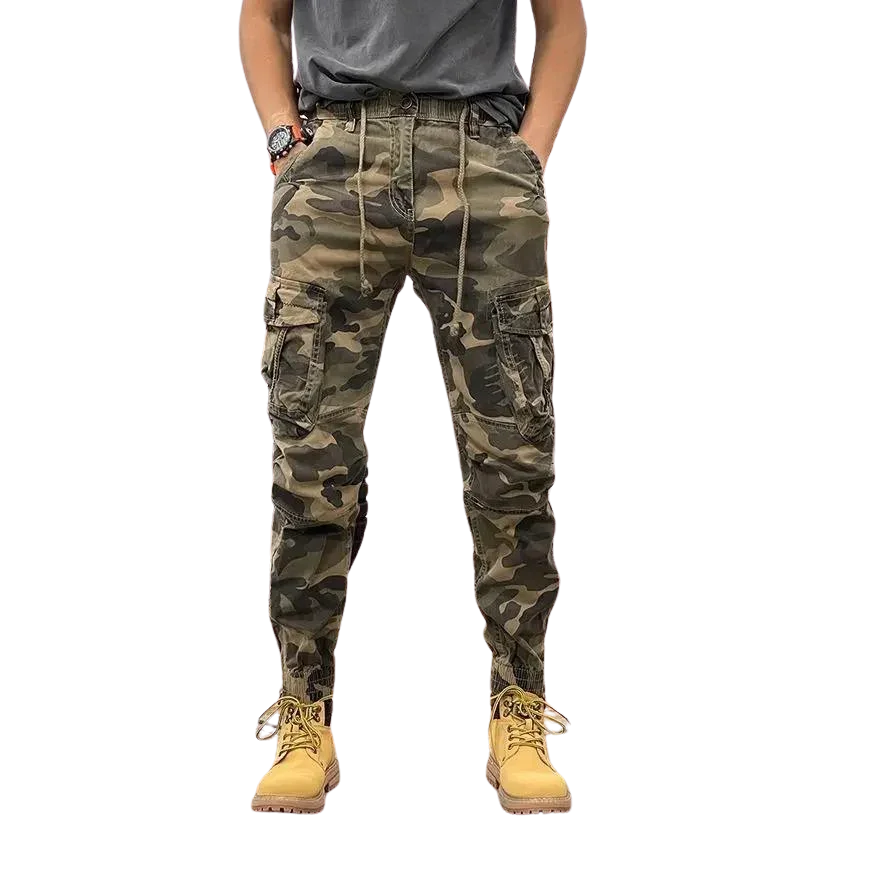 Calça Cargo Estilo Exército Combat Flex