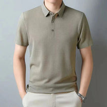Camisa Polo Fresh Seda Gelo